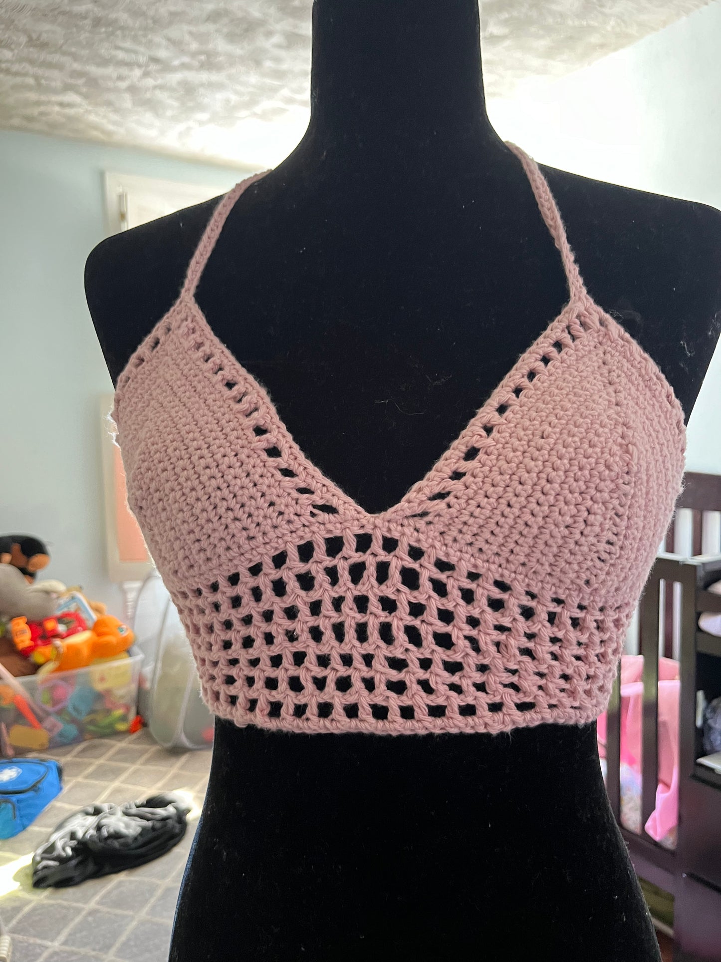 Mesh crop top